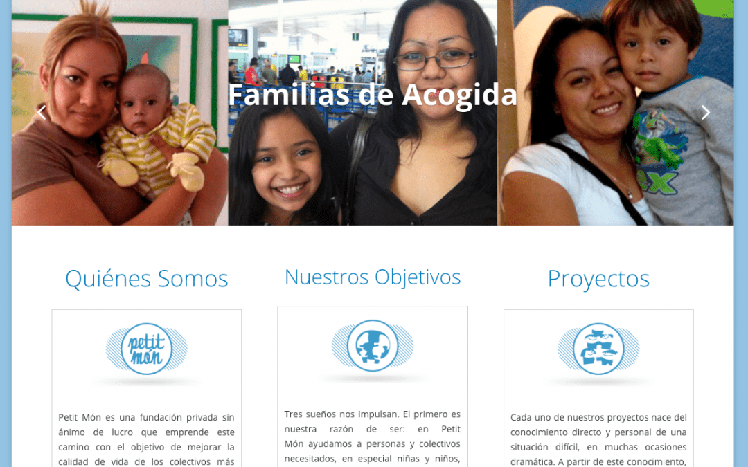La nova web de Petit Món