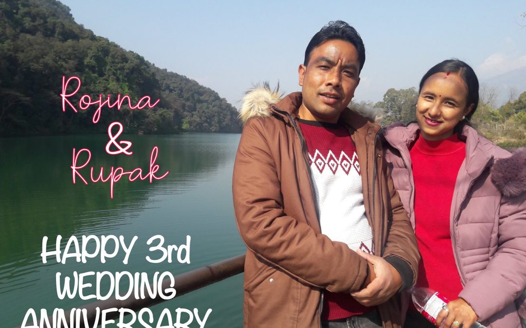 Wedding anniversary Rojina and Rupak!