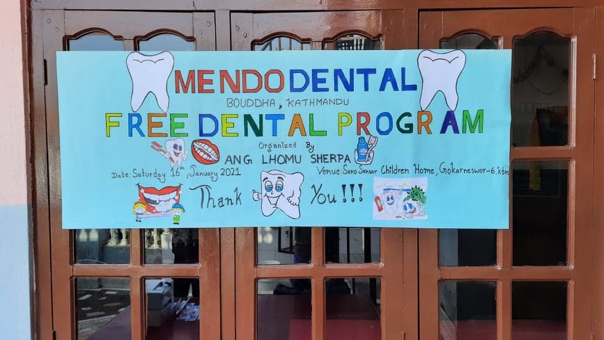 Mendodental free program a Sano Sansar